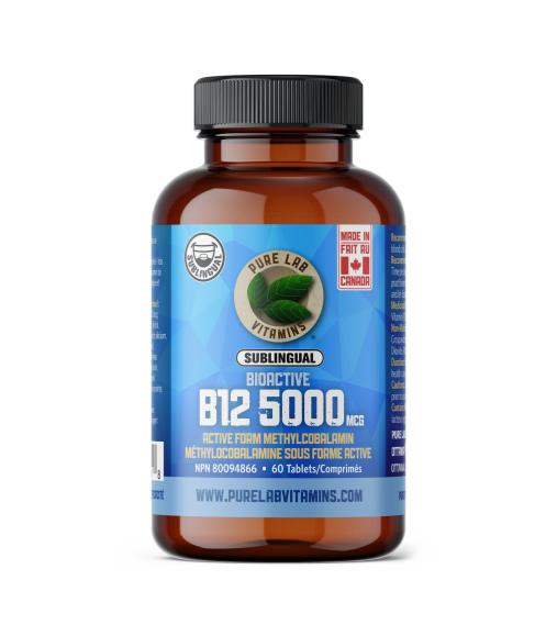 PureLab: B12 5000mcg (60 tabs)