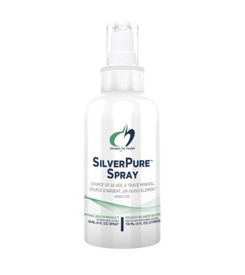 Designs for Health: Silverpure Spray 4oz (118ml)